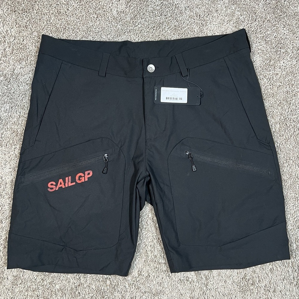 Sail Racing Bowman Technical Shorts Men's Large Carbon Black